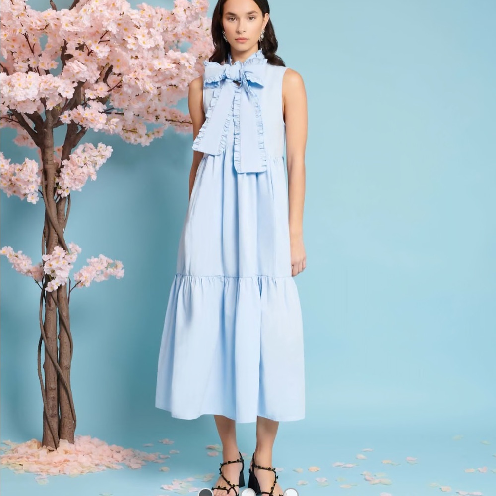 Sister Jane Light Blue Ruffle Dress